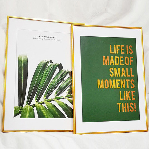 铝合金拼图海报画框带留白卡纸