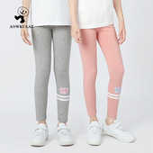 女童打底裤 新款 大童印花紧身裤 女童鲨鱼裤 批发 春秋季 小脚裤 韩版