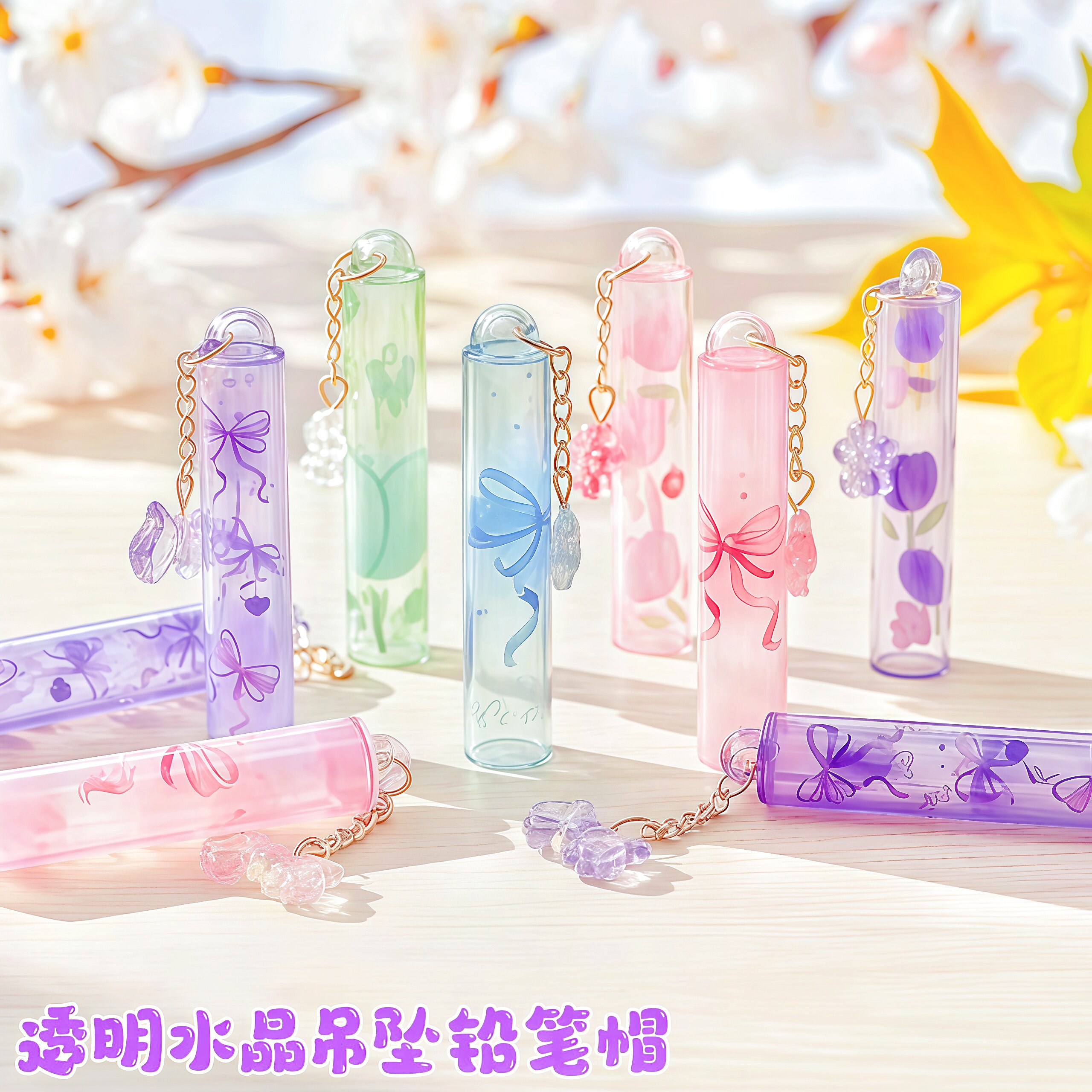 古风蝴蝶可爱加长铅笔帽