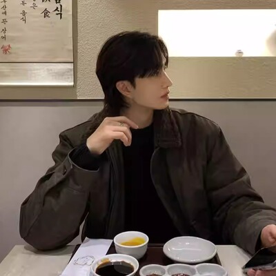 韩国男装代购高档设计师翻毛领收腰复古简约雅痞PU皮外套男JK4827