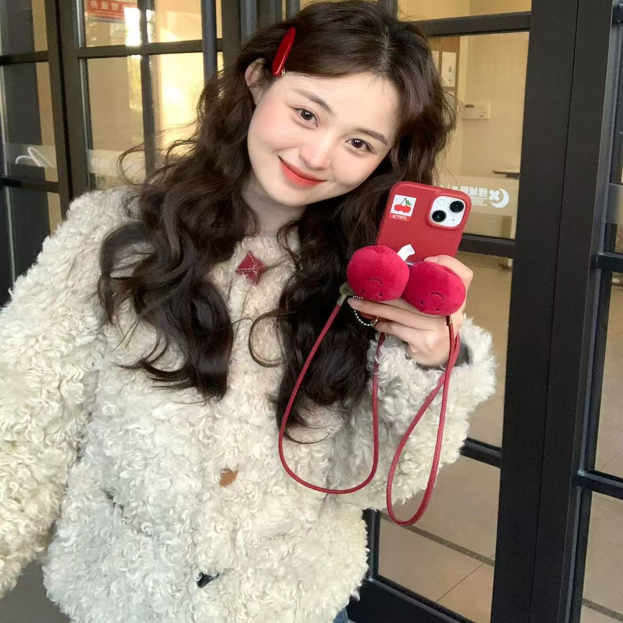 2025新款巨好看皮毛一体羊羔绒毛毛皮草外套女冬季加厚毛茸茸独特