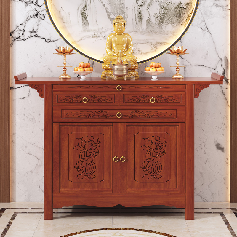 佛龛财神爷柜子立柜供桌香案