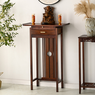 实木供桌香案家用财神爷柜子佛龛立柜观音菩萨神龛供奉神台香火桌