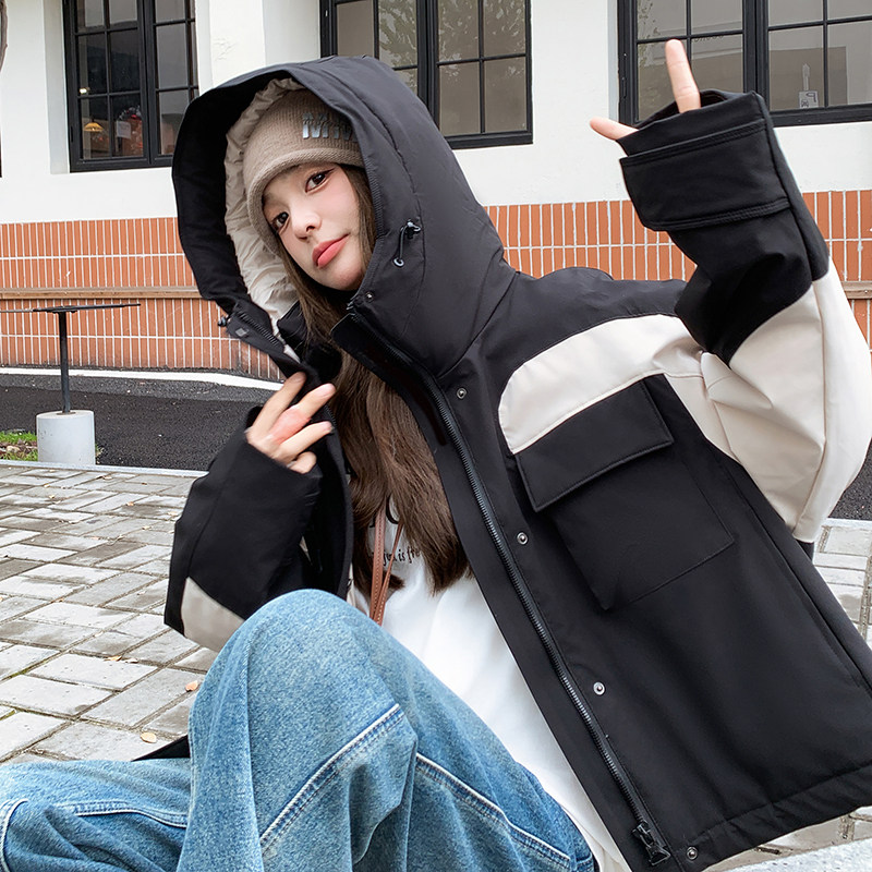 工装羽绒服90绒新标2D073-88120-P285-K428,女装羽绒服,2D073