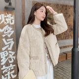 小香风毛毛外套羽绒服2D073-88112,羽绒版P195-K298，女装羽绒服，2D073