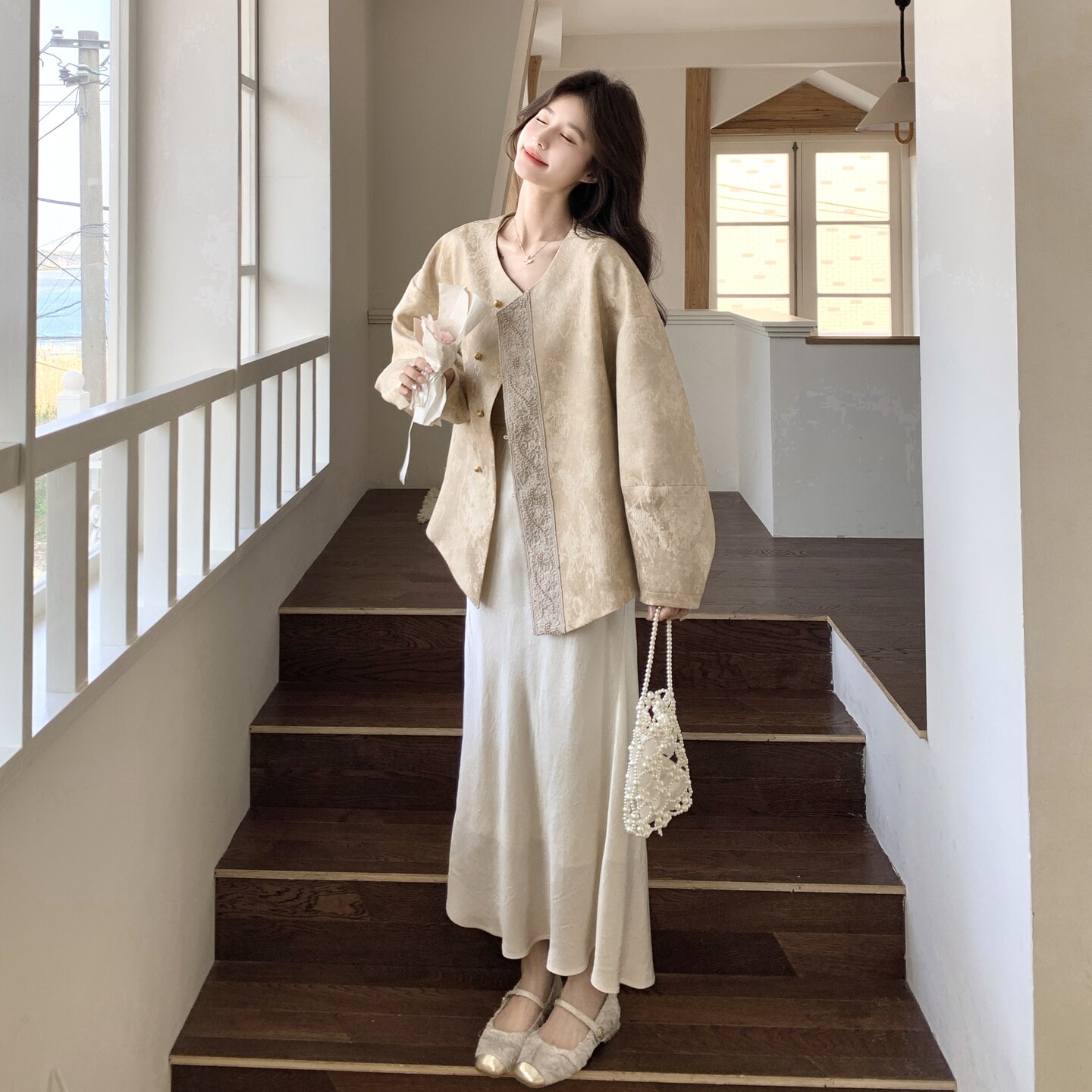 新款新中式外套2D073-3006-P165-K268,女装短外套,2D073