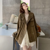大货牛仔风衣2D073-66128-P165-K238，女装风衣，2D073