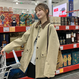 现货 撞色风衣外套 2D073-2406-P135-K188图片
