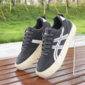 休闲板鞋 复古潮鞋 男鞋 韩版 子 透气百搭拼色低帮运动鞋 2026春秋新款