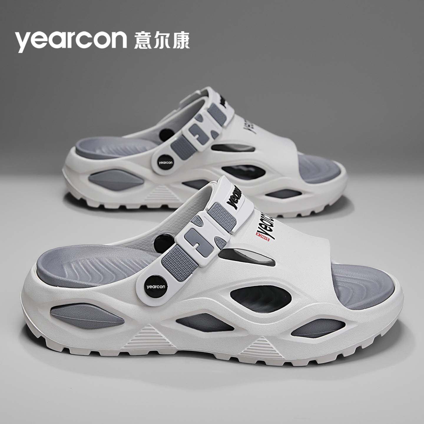 意尔康拖鞋夏季潮流外穿防滑踩屎感两用凉拖男生大码运动沙滩凉鞋