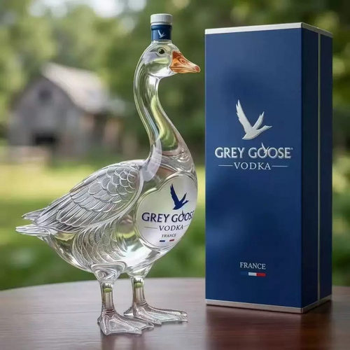 跨境Grey Goose 30th Vodka Bottle灰雁30周年伏特加酒瓶