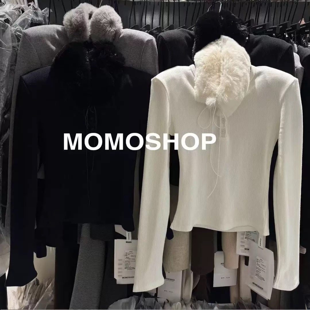 韩版可拆袖毛领半扣坑条针织衫女2025冬季新款气质修身内搭打底衫,女装/女士精品,T恤,淘宝优惠券,粉丝福利购,淘宝优惠卷