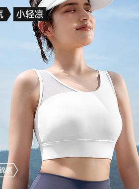 VII alo运动内衣女跨境爆款网纱美背透气聚拢防下垂文胸时尚瑜伽
