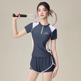 泳衣女款 保守分体遮肚显瘦泡温泉游泳专用运动防晒 2025年新款