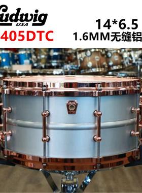 LUDWIG美产铝腔小军鼓 Acrophonic 玫瑰金色硬件 LM405DTC 14*6.5