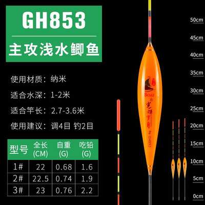 纳米浅水鱼漂草洞短漂轻口鲫灵加尾粗漂醒目高敏水皮冬小钓浮漂