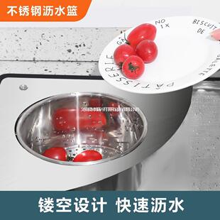 天鹅滤水篮201不锈钢三角形水槽沥水篮厨房用品收纳篮过滤置物架