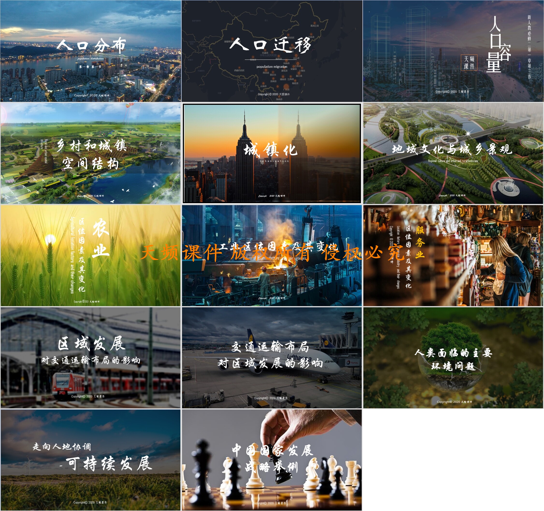 【单册】人教版高中地理课程教学ppt幻灯片教学课件设计/可修改