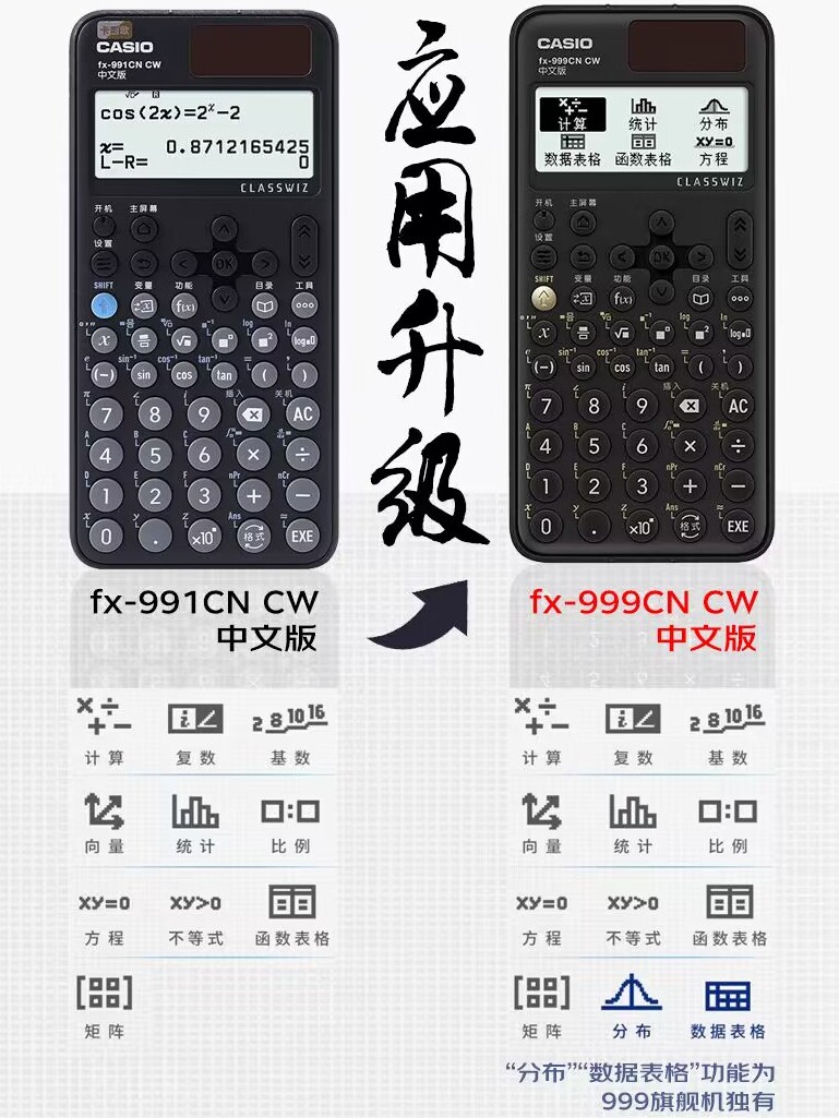 카시오 카시오 대학원 입시 계산기 FX-999CNCW 고교생 물리 화학 대회 대학생 기능 이과 컴퓨터 제1 제2 건설 재무 회계 CPA 고교 성인 시험
