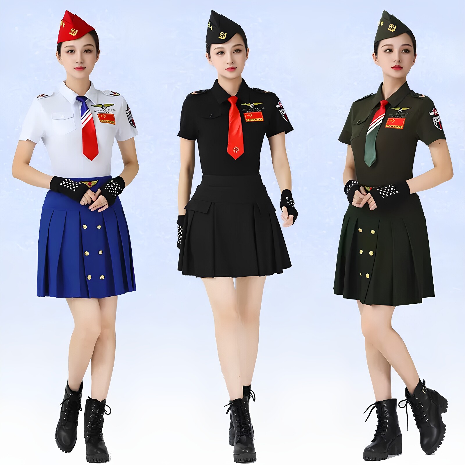 吉特巴水兵舞服装女短袖春夏季新广场舞套装