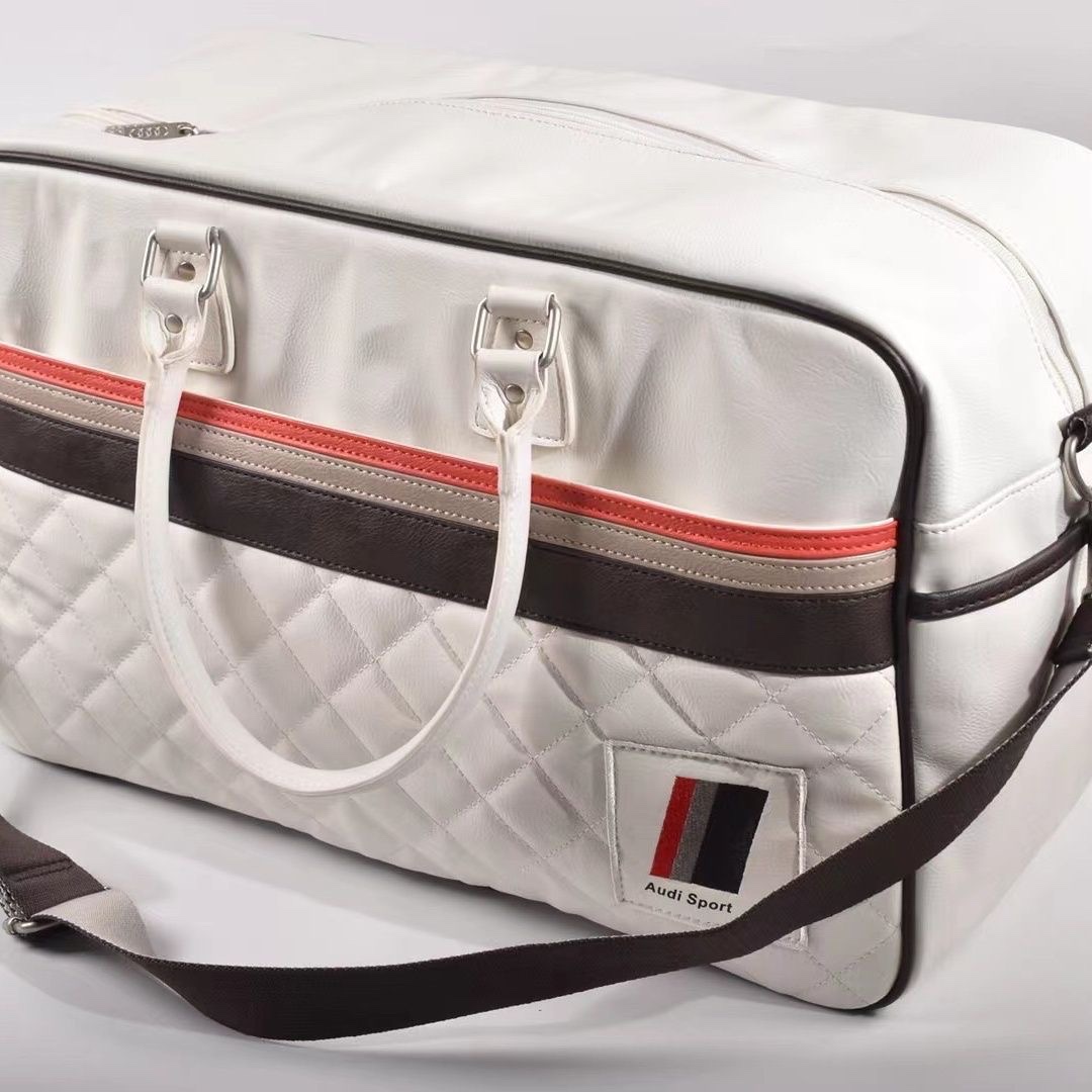 奥迪原厂Audi皮质手提包颜值斜挎大容量旅行背包购车交车礼运动包