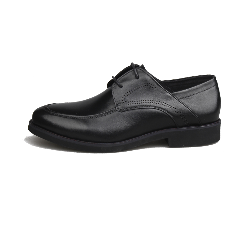梦特娇小码男鞋春秋季真牛皮耐磨商务正装百搭英伦风小皮鞋男37码