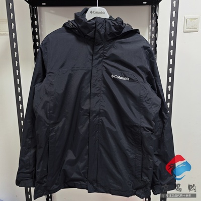 【现货】秋冬Columbia哥伦比亚男款抓绒内胆三合一冲锋衣WE7211
