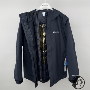 25秋冬新款Columbia哥伦比亚户外男士热能羽绒三合一冲锋衣XE5569