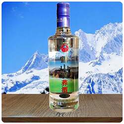 云南特产清香型纯粮白酒 大理漾濞雪山清荞酒45度苦荞酒400ml瓶装