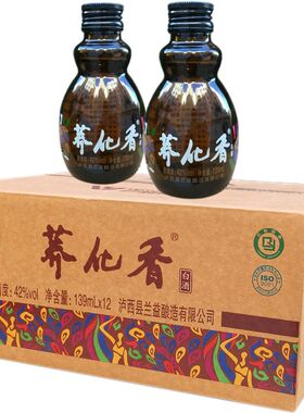 兰益松荞花香小瓶苦荞酒12瓶/箱