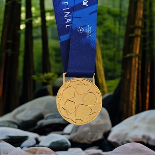 2000 25皇马曼城萨巴黎曼联利物浦国米拜仁ac米兰足球迷欧冠奖牌