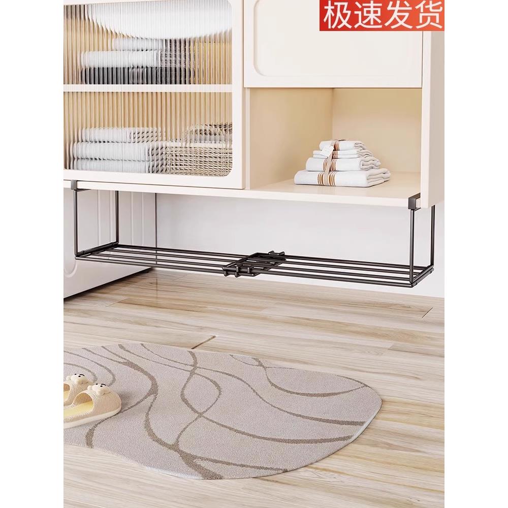 家用卫生间脸盆架浴室柜下可伸缩置物架放脸盆神器家用盆子悬挂架