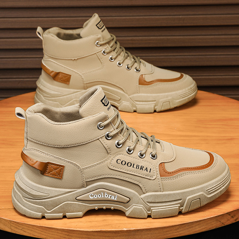 韩版潮流工装2023冬季马丁靴耐磨