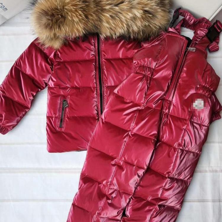 2026新款欧美冬装羽绒服童装男女童俄罗斯宝宝滑雪服加厚大毛领
