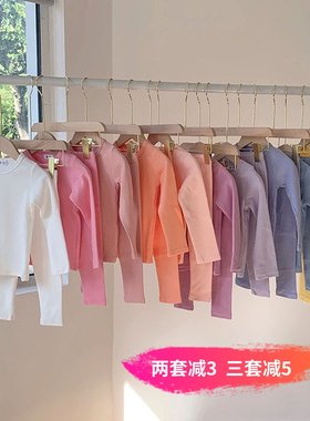 儿童A类280克纯棉磨毛家居服套装