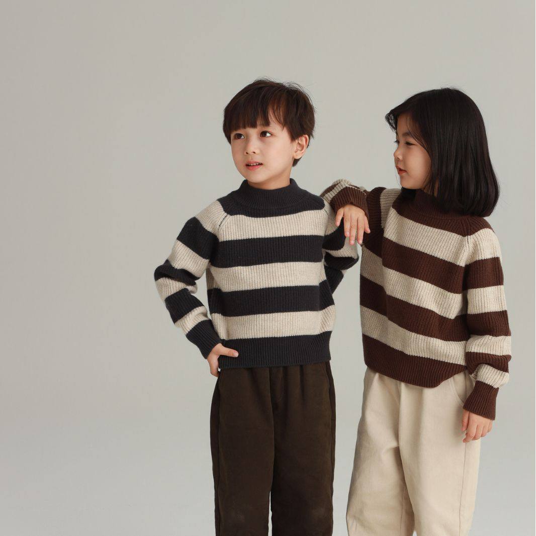 中大童高端羊毛衫2025春秋冬保暖男女童软糯套头半高领宽松毛衣潮,童装/婴儿装/亲子装,毛衣/针织衫,淘宝优惠券,粉丝福利购,淘宝优惠卷
