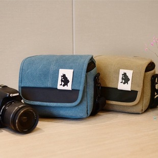 微单相机包摄影包DV包长焦帆布镜头包无人机包单反相机帆布摄影包