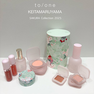 日本to/one toone2025春季樱花眼影腮红口红唇釉香水精华3.13发售