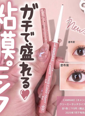 【现货】日本CANMAKE井田25年新品40周年限定眼线胶笔泪袋卧蚕笔