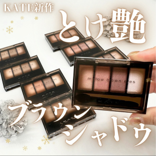 日本本土 KATE凯朵2025春季限定新品骨干3d立体四色眼影盘