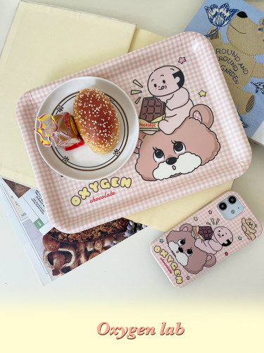 氧气实验室密胺原创卡通