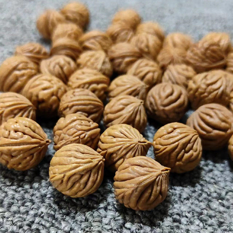 2024新品秦岭桃核柳叶龙男女款精品高档小桃胡手串佛珠散核手串