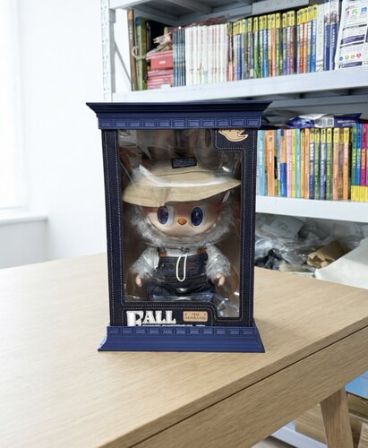 3D打印适配拉布布大春野国王大夏日罗马柱底座海军蓝色收纳展示盒