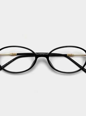 72376新款日韩系小椭圆近视眼镜框潮女文艺气质平光镜架可配度数