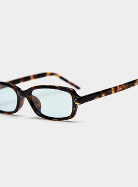 P9209新款个性小方框偏光太阳眼镜潮男女网红街拍文艺复古墨镜