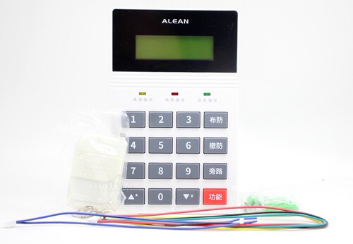 艾礼AL-7480总线制报警控制主机AL-7416防盗报警器键盘AL-716 730