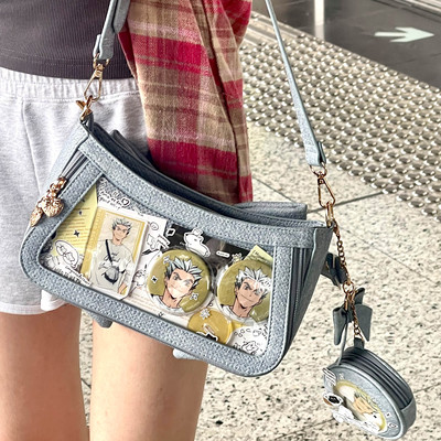 蝴蝶结腋下包斜跨单肩猫宁咕噜