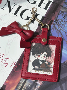 morning glory原创海浪缎缎蝴蝶结挂饰可爱徽章吧唧保护包卡包