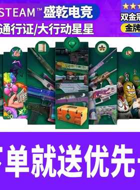 【现货秒发秒上号】CS2武库通行证星星自开送优先号大行动热潮箱