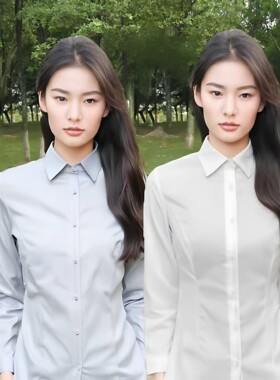 一汽奥迪4S修身女衬衫长袖工作服